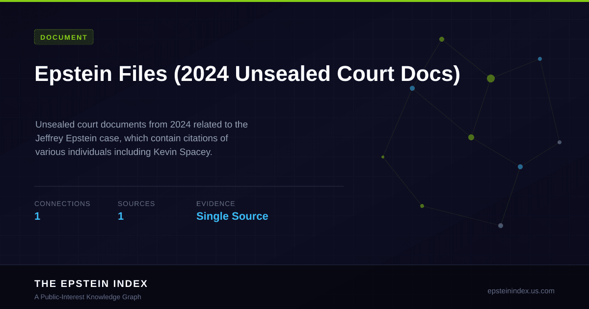 Epstein Files (2024 Unsealed Court Docs) - Document | The Epstein Index