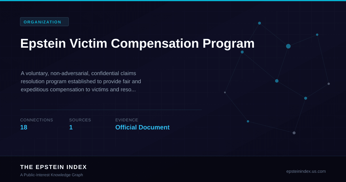 Epstein Victim Compensation Program - Organization | The Epstein Index